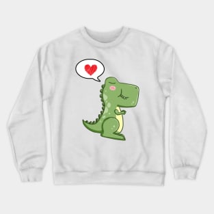 A Cute Baby Godzilla Crewneck Sweatshirt